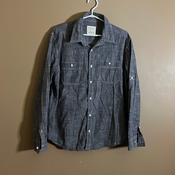 Long sleeve button shirt button sleeve l2 - Picture 1 of 6